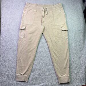 Champion x Todd Snyder Sweatpants Men 2XL Beige Cargo Joggers Cotton Running Man
